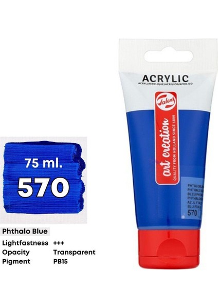Art Creation Akrilik Boya 75 ml 570 Phthalo Blue