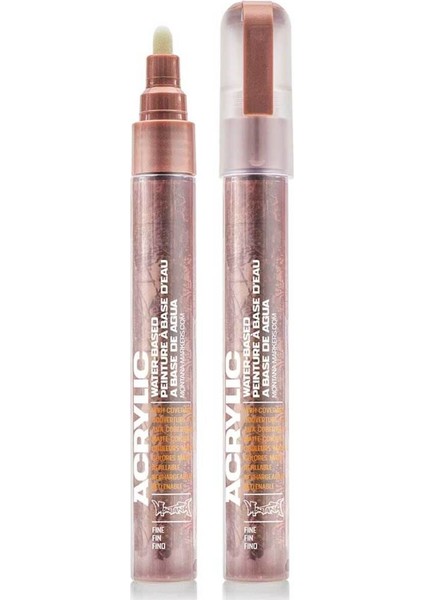 Akrilik Markör Ince Uç 2mm Copper Matt M2000