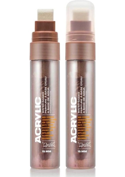 Akrilik Markör Standart Uç 15 mm Copper Matt M2000