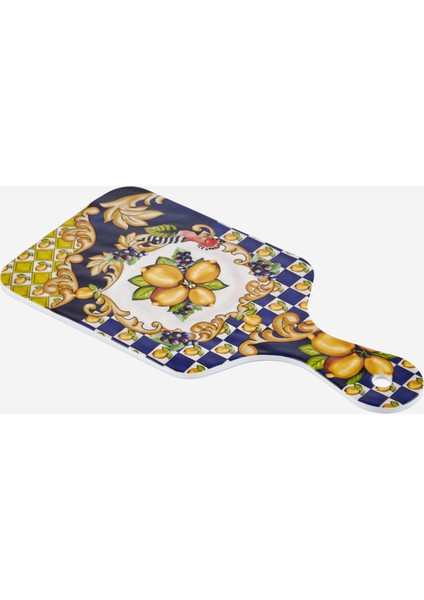Capri Mavi Melamin Sunum Tahtası 25 cm