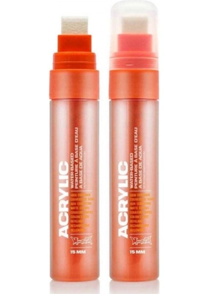 Akrilik Markör Standart Uç 15 mm Shock Orange Dark