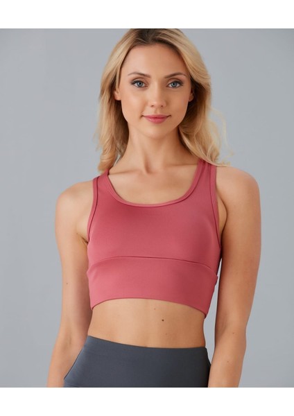 Aurafit Arkası Halter Kesim U Yaka Spor SÜTYENI/BÜSTIYER/CROPTOP-9041