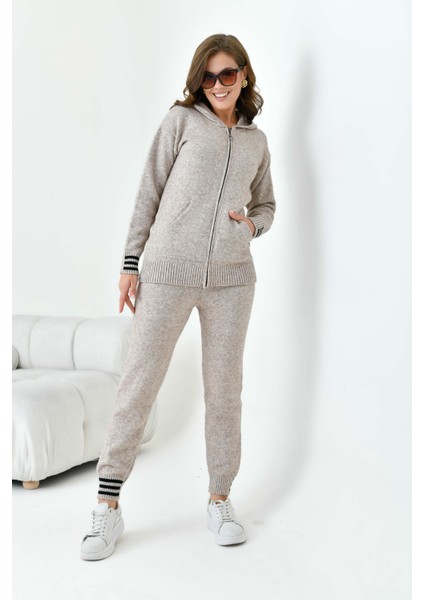 Kadın Çizgi Detaylı İkili Takım Taş 20661 fiyatları