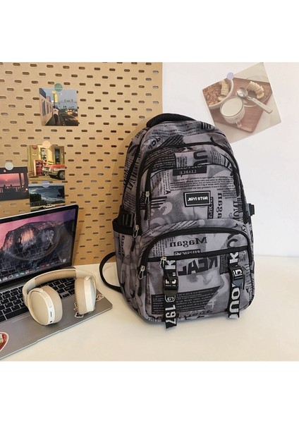 Erkek Üniversite Öğrencileri Için Okul Çantaları, Ortaokul Öğrencileri Için Geniş Kapasiteli Günlük Sırt Çantaları, Lise Öğrencileri ve Kızlar Için Şık Sırt Çantaları (Yurt Dışından)