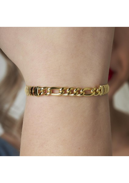 Zincir Detaylı Balık Sırtı Bileklik fırsatları