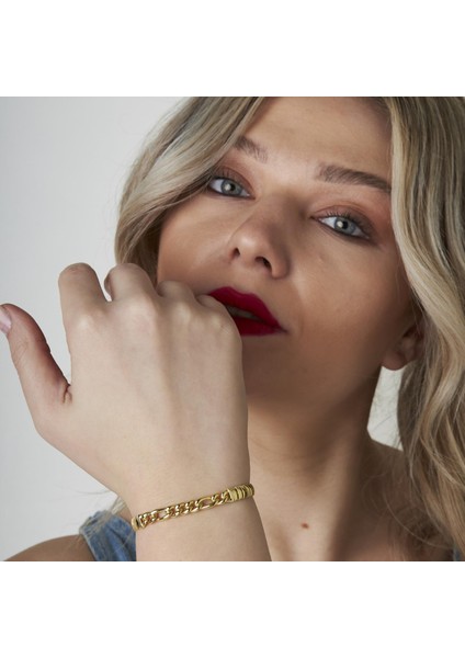 Zincir Detaylı Balık Sırtı Bileklik indirimleri