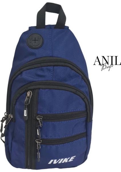 Anıl Bags Keten Kumaş Kulaklı ve USB Çıkışlı, Askılı Çapraz Göğüs, Omuz ve Bel Çantası Çok Fonksiyonlu