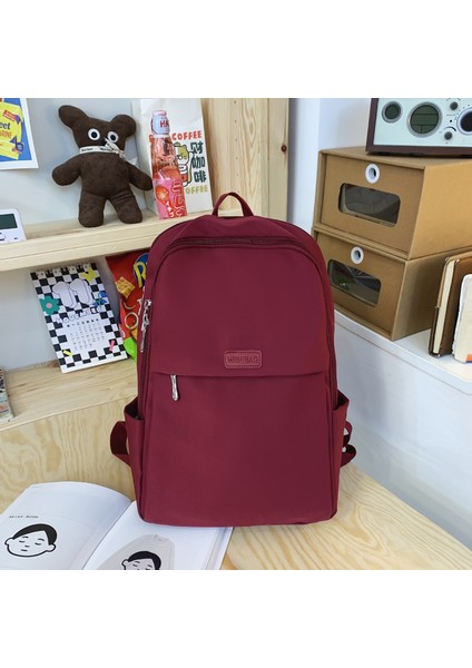 Bayan Üniversite Öğrencileri Için Sırt Çantası, Basit ve Çok Yönlü, Lise Öğrencisi Okul Çantası, 14 Inç Bilgisayar Sırt Çantası (Yurt Dışından)