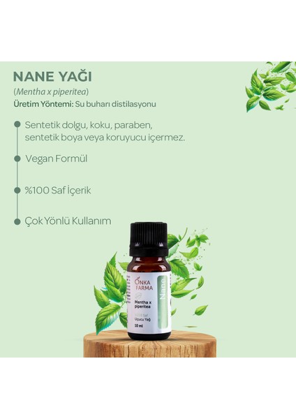 Onka Farma %100 Saf Nane Yağı 10 ml