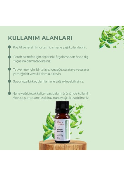 Onka Farma %100 Saf Nane Yağı 10 ml