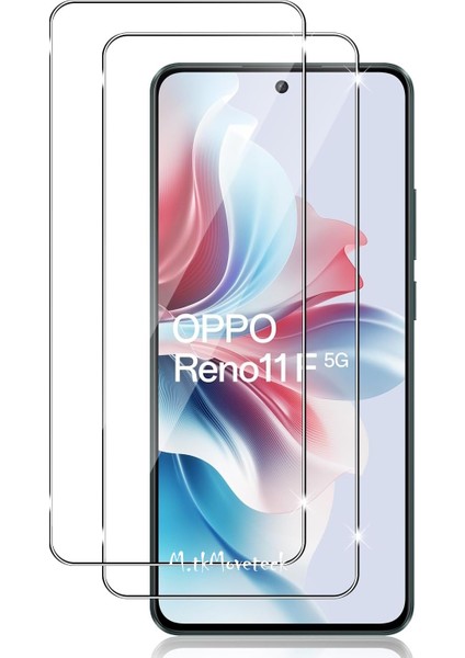 Oppo Reno 11F Uyumlu Ekran Koruyucu Kırılmaz Cam 9h Temperli Şeffaf Ekran Camı Tam Koruma (1 Adet Içerir)