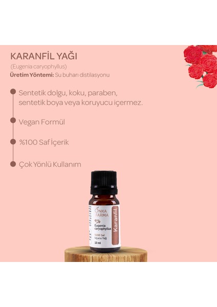 Onka Farma %100 Saf Karanfil Yağı 10 ml