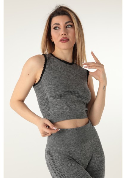 Seamless Kadın Kalın Askılı Crop modelleri