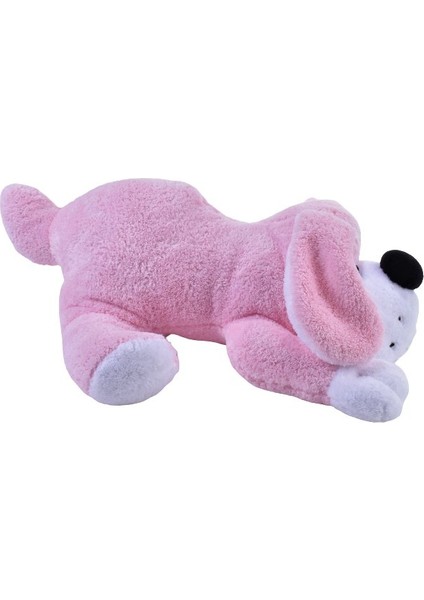 Yatan Köpek Pembe Wellsoft 45 cm