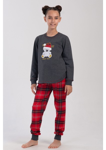 Kız Çocuk Uzun Kol Pijama Takım(7-8/13-14) , 403013