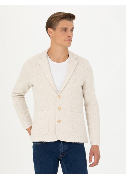 Erkek Taş Slim Fit Pamuk Karışımlı Düğmeli Triko Hırka 50277902-VR049 modelleri