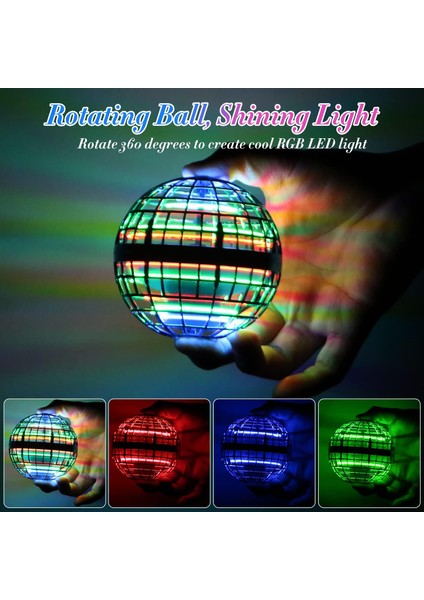 Vurgulu Top, Uçan Küre Çocuklar Için Mini Drone Uçan Oyuncak, Led Işıklı Uçan Top, fiyatları