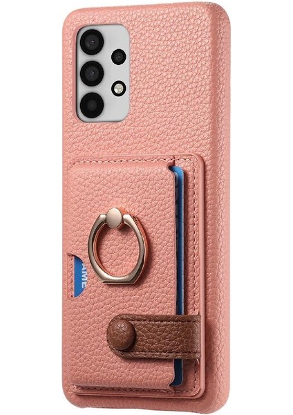 Samsung Galaxy A32 5g Premium Dokulu Deri Kart Yuvaları Halka (Yurt Dışından) fırsatları
