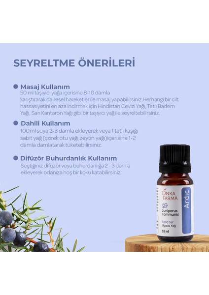 Onka Farma Ardıç Yağı 10 ml