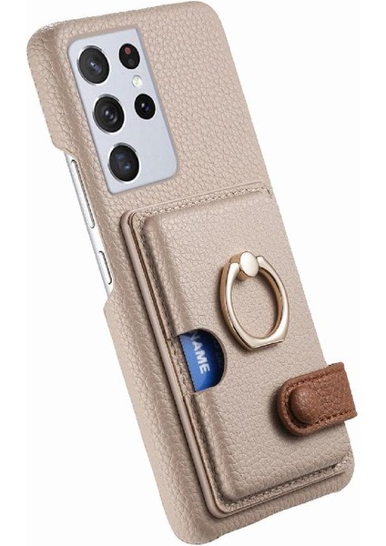 Samsung Galaxy S21 Ultra Kart Yuvaları Halka Standı Premium Dokulu (Yurt Dışından) fiyatları