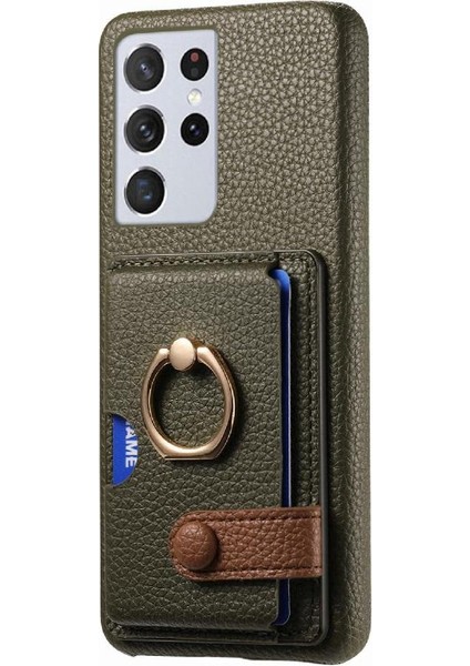 Samsung Galaxy S21 Ultra Kart Yuvaları Halka Standı Premium Dokulu (Yurt Dışından) modelleri