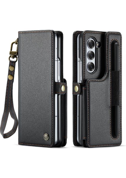 Samsung Galaxy Z Caseme 6 5g Kart Tutucu Ince Kılıf Pu (Yurt Dışından)