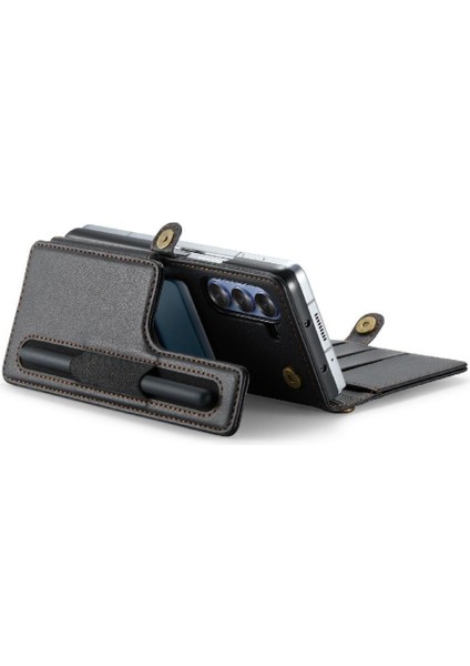 Samsung Galaxy Z Caseme 6 5g Kart Tutucu Ince Kılıf Pu (Yurt Dışından)