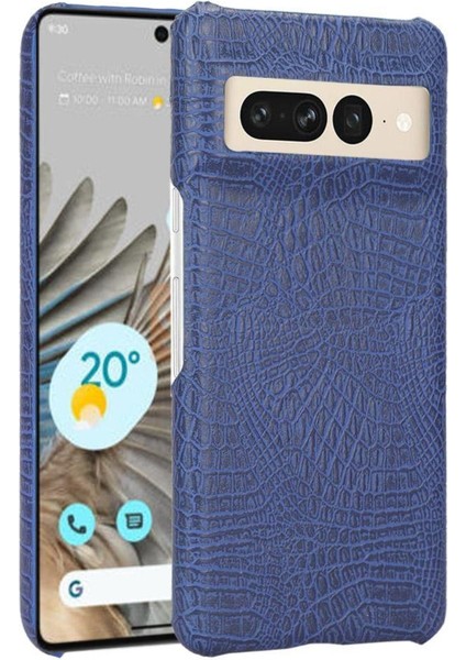 Google Piksel 7 Pro Klasik Timsah Moda Anti Için Şık Klasik Durumda (Yurt Dışından)