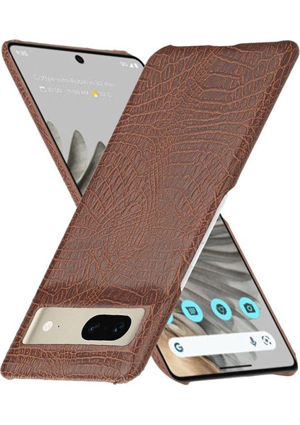 Google Piksel 7 Pro Klasik Timsah Moda Anti Için Şık Klasik Durumda (Yurt Dışından) modelleri