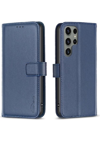 Samsung Galaxy S23 Ultra Deri Kılıf Cüzdan Çoklu Kart Yuvası Için Flip Case (Yurt Dışından)