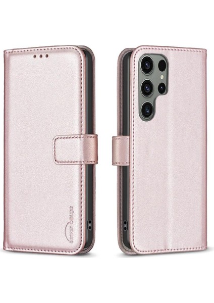 Samsung Galaxy S24 Ultra Çok Renkli Cüzdan Iş Deri Için Flip Case (Yurt Dışından)