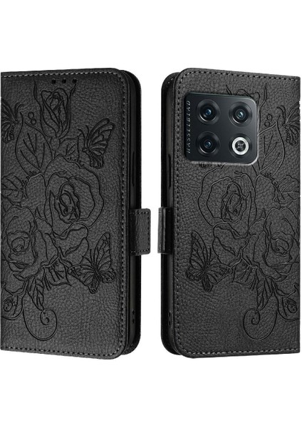 Oneplus 10 Için Kılıf Pro 5g Manyetik Cüzdan Pu Deri Kredi Kartı Yuvası ile (Yurt Dışından)