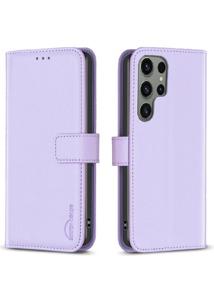 Samsung Galaxy S23 Ultra Deri Kılıf Cüzdan Çoklu Kart Yuvası Için Flip Case (Yurt Dışından)