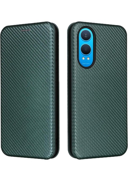 Oneplus Nord Ce4 Lite Kart Ekleme Manyetik Karbon Fiber Için Flip Case (Yurt Dışından)