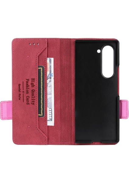 SZY Market Toka ile Samsung Galaxy Z Flip 6 Kart Tutucu Kapak Için Flip Case (Yurt Dışından)