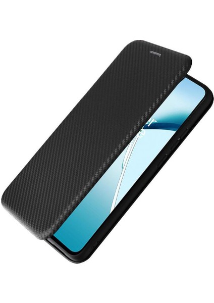 Oneplus Nord Ce4 Lite Kart Ekleme Manyetik Karbon Fiber Için Flip Case (Yurt Dışından)