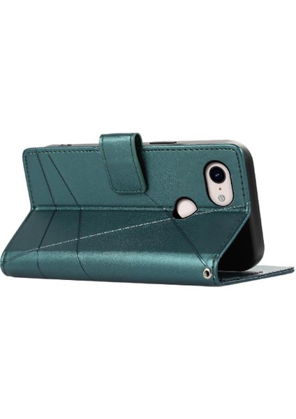 Google Piksel 3xl Şok Emici Kickstand Darbeye Üç Için Flip Case (Yurt Dışından)