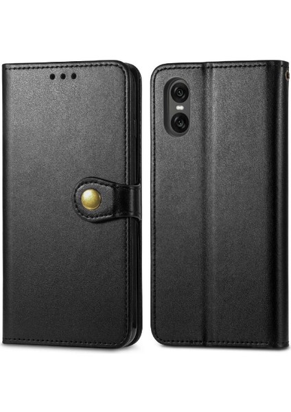 Sony Xperia 10 Vı Için Kılıf Deri Kılıf Moda Tasarımı Zarif Iş (Yurt Dışından)