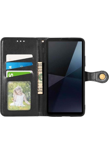 Sony Xperia 10 Vı Için Kılıf Deri Kılıf Moda Tasarımı Zarif Iş (Yurt Dışından) modelleri