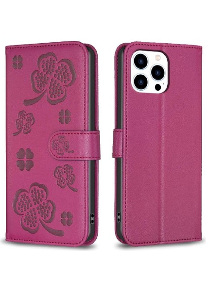 IPhone 16 Için Flip Case Pro Cüzdan Kart Yuvaları Tutucu Kickstand Pu Deri (Yurt Dışından)