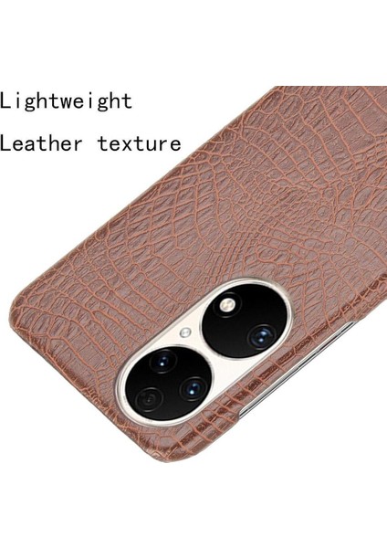 Huawei P50 Pro Koruyucu Kapak Klasik Timsah Için Şık Klasik Kılıf (Yurt Dışından) modelleri