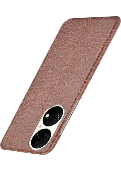 Huawei P50 Pro Koruyucu Kapak Klasik Timsah Için Şık Klasik Kılıf (Yurt Dışından) fırsatları