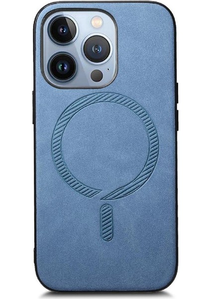 IPhone 14 Için Kılıf Pro Max Hafif Ince Magsafe Araba Bağlar Kablosuz (Yurt Dışından)