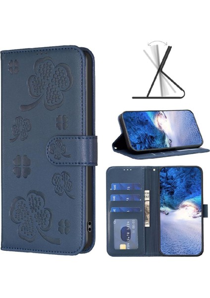 IPhone 11 Için Flip Case Pro Max Pu Deri Kart Yuvaları Tutucu Kickstand (Yurt Dışından)