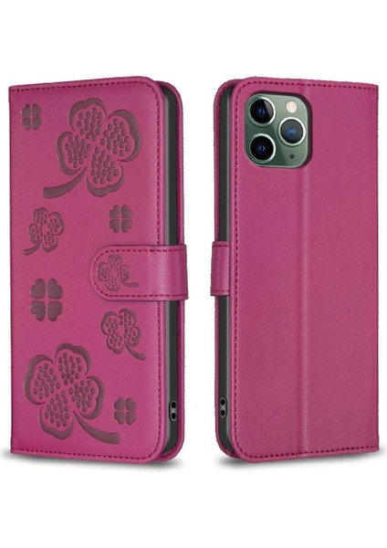 IPhone 11 Için Flip Case Pro Max Pu Deri Kart Yuvaları Tutucu Kickstand (Yurt Dışından)