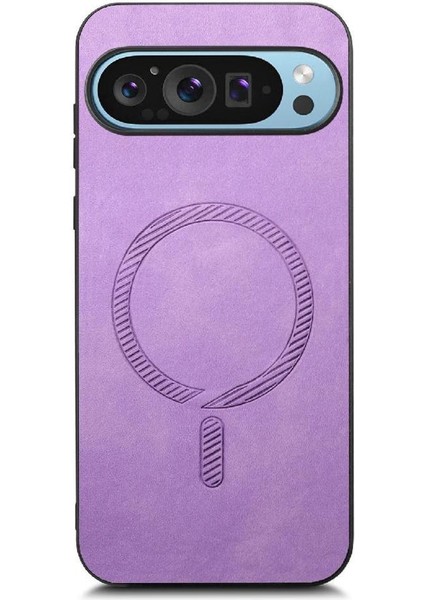 Google Pixel 9 Slim Hafif Magsafe Araba Mounts Kablosuz Için Flip Case (Yurt Dışından)