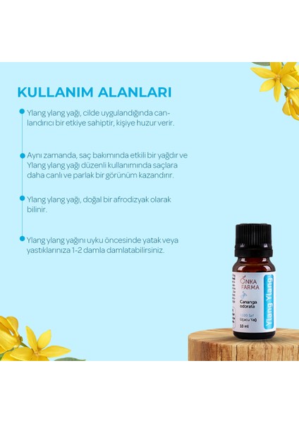 Onka Farma Ylang Ylang Yağı 10 ml