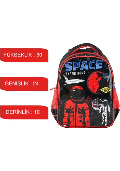 Tek Bölmeli Space Expeditions Anaokulu Sırt Çantası MU-9133 fiyatları