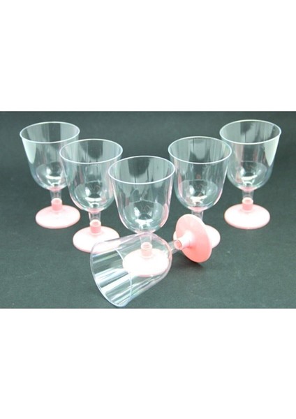 6’Lı Lohusa Şerbet Bardağı Pembe 110 Ml