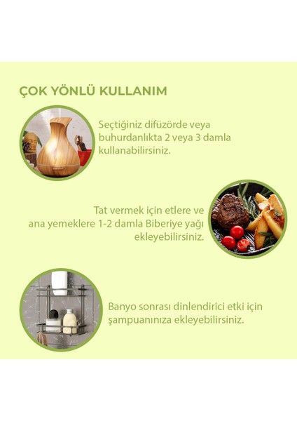 Onka Farma Saf Biberiye Yağı Uçucu Esansiyel Yağ 10 ml